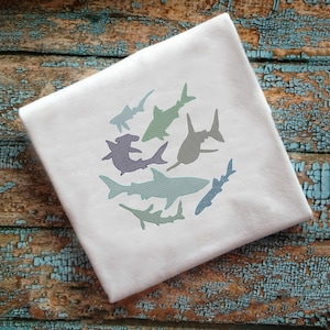 Shark Vintage Stitch Instant Digital Download Stitch Design - 0292
