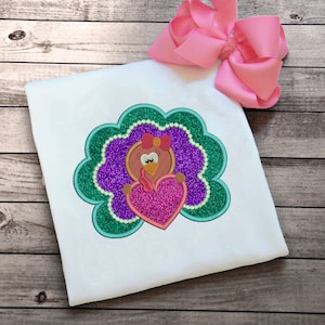 Turkey Thanksgiving Applique Girl Embroidery Design Instant Download - 0210