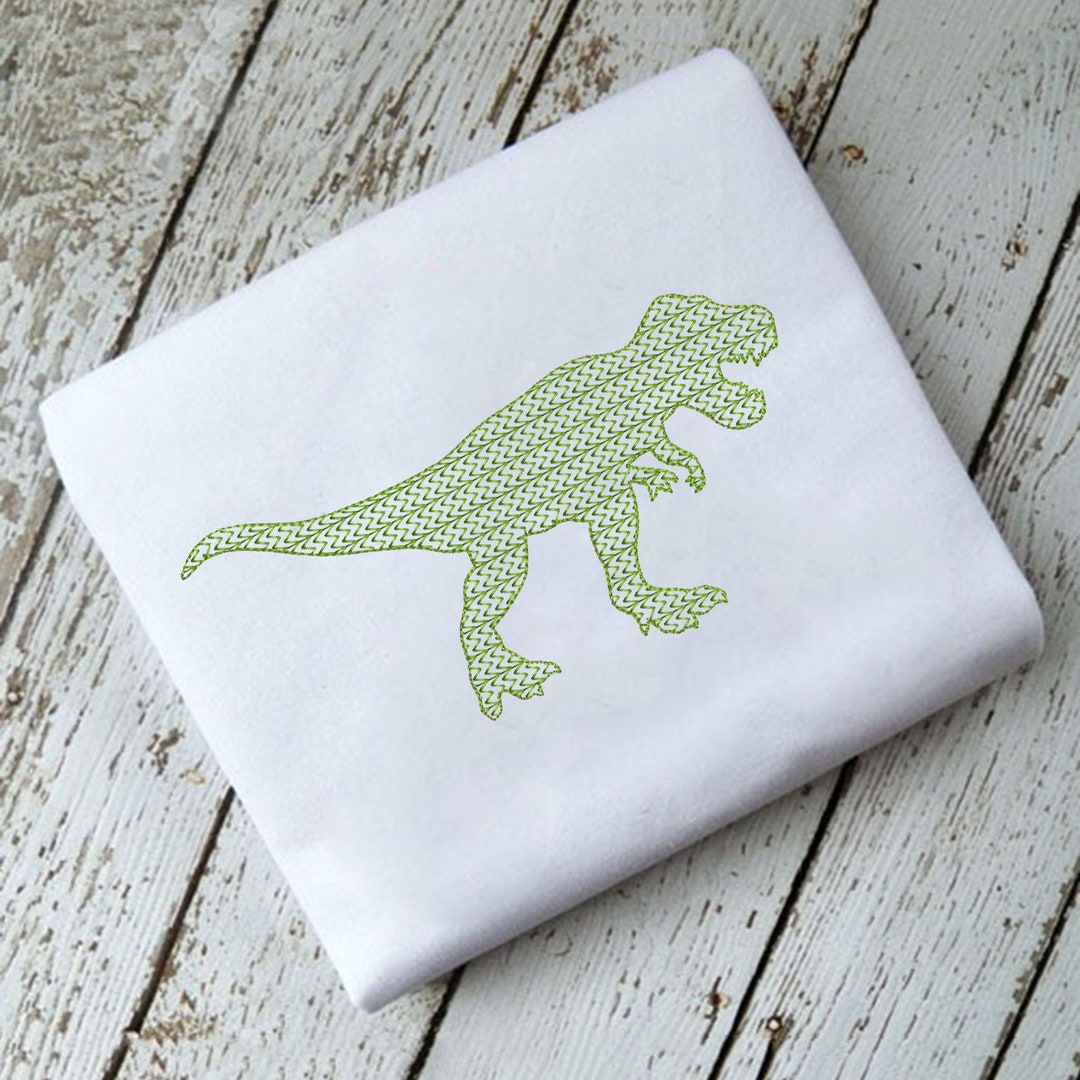 Dinosaur Applique Cute Embroidery Design Download Stitch Design LLA0034 ...