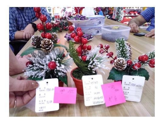 BANBERRY Designs Christmas Floral Pots - Table Top Arrangements 10 H Pinecones Berries Greenery Burlap Covered Bases Set of 2