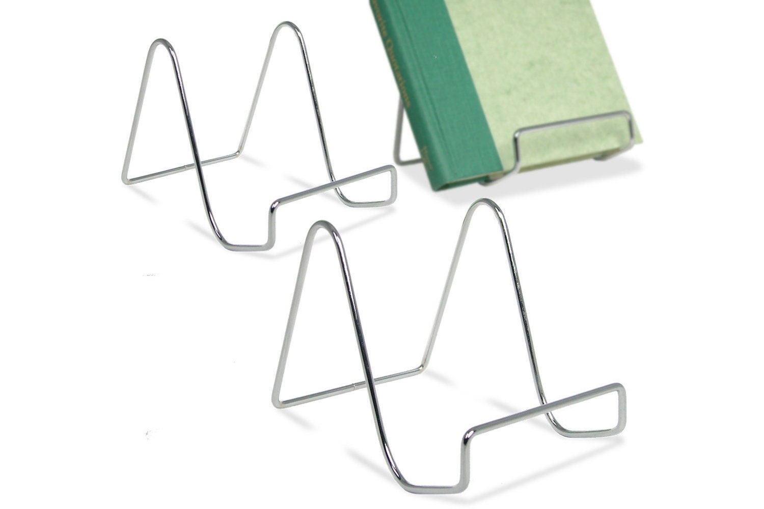 Chrome Wire Easel Display Stand Smooth Chrome Metal Etsy