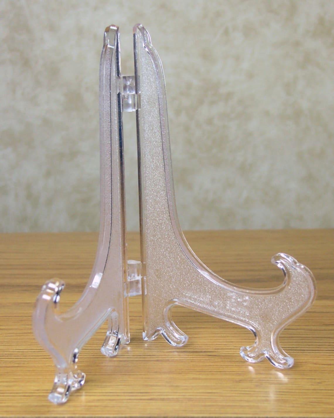 Clear Plastic Easel 5 High Pack of 10 Display Easels Etsy