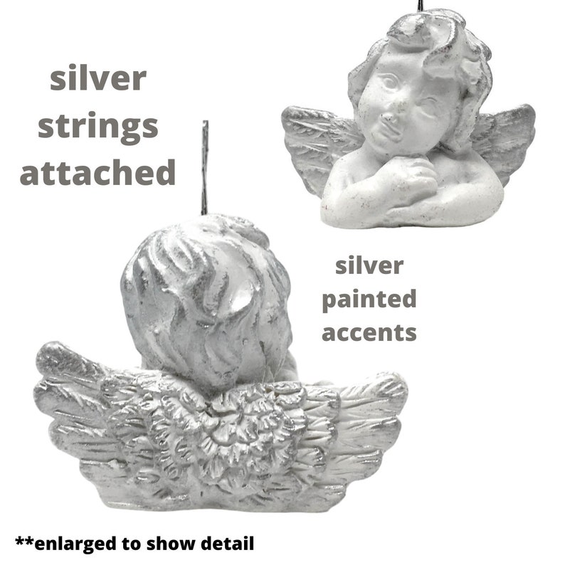 Angel Cherub Ornaments Set of 12 Small Angels Assorted Poses Etsy