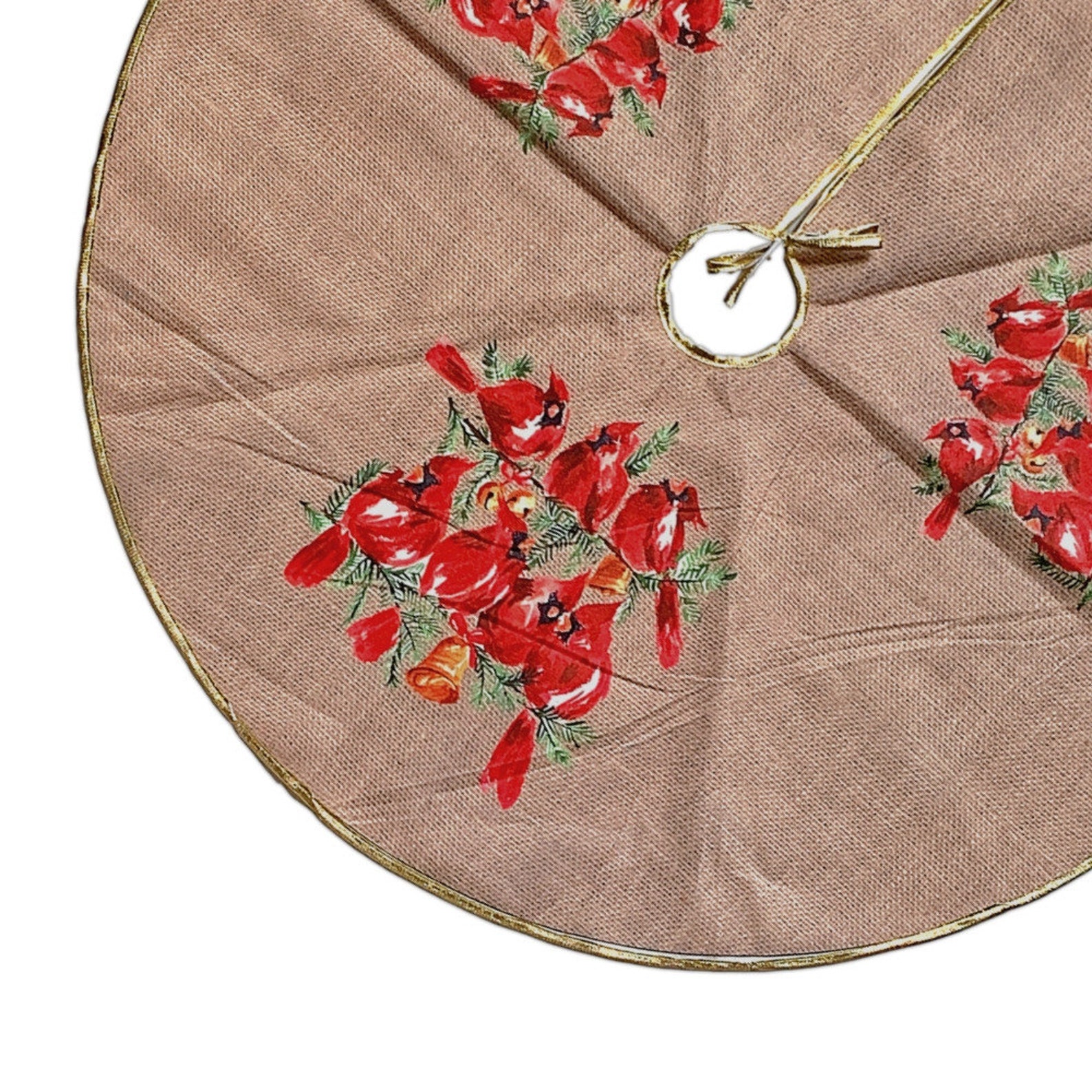 Cardinal Christmas Tree Skirt 