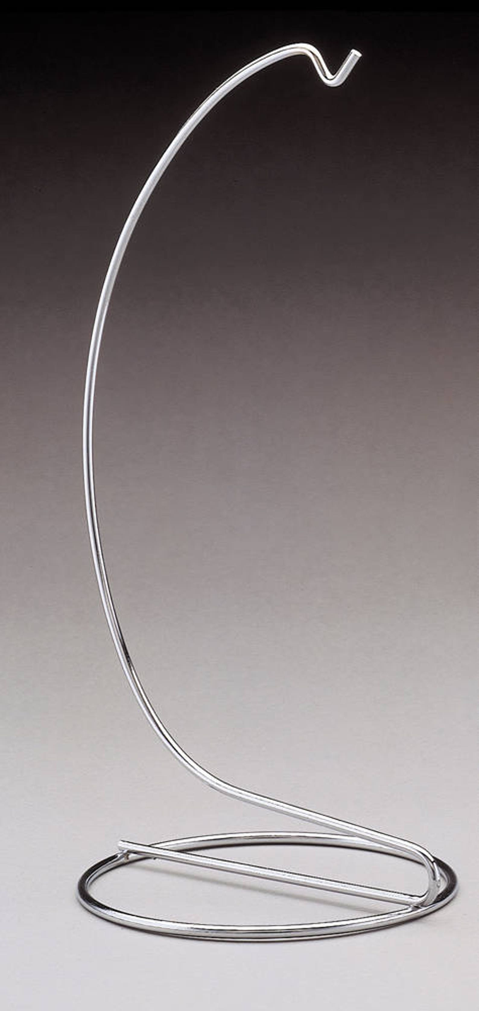 Silver Ornament Stand Smooth Chrome Set of 6 Pcs 9inches Etsy