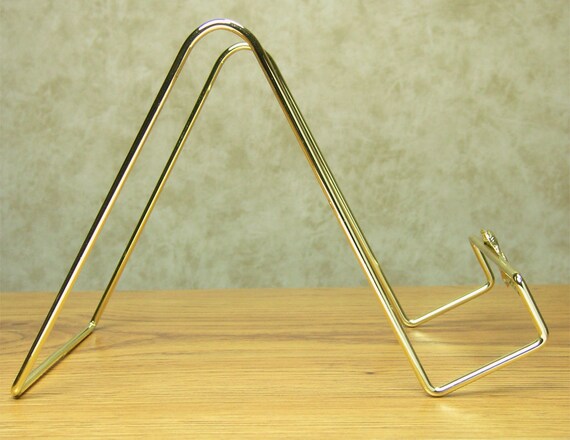 Plate Holder Easel Display Stand - 3 Inch Metal Plate Stands for