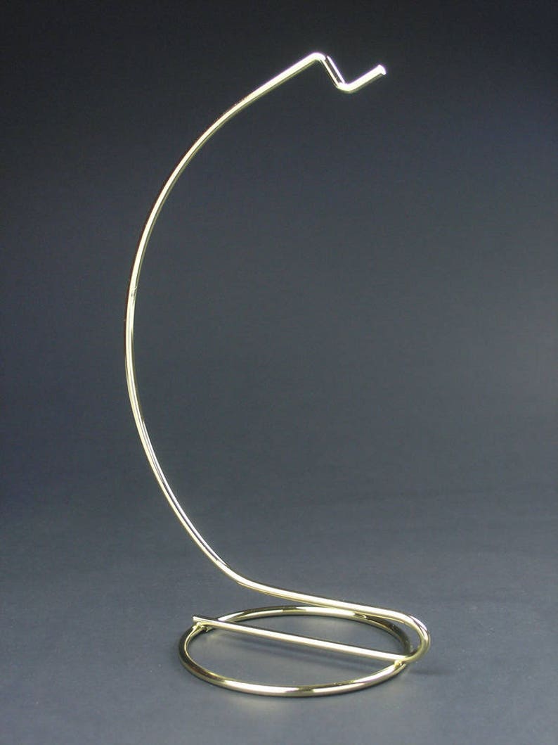 Brass Metal Ornament Stand Smooth 9h Set of 12 Etsy