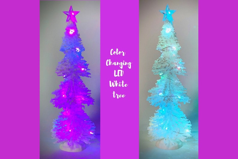 dollhouse lighted christmas tree
