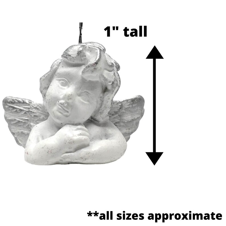 Angel Cherub Ornaments Set of 12 Small Angels Assorted Poses Etsy