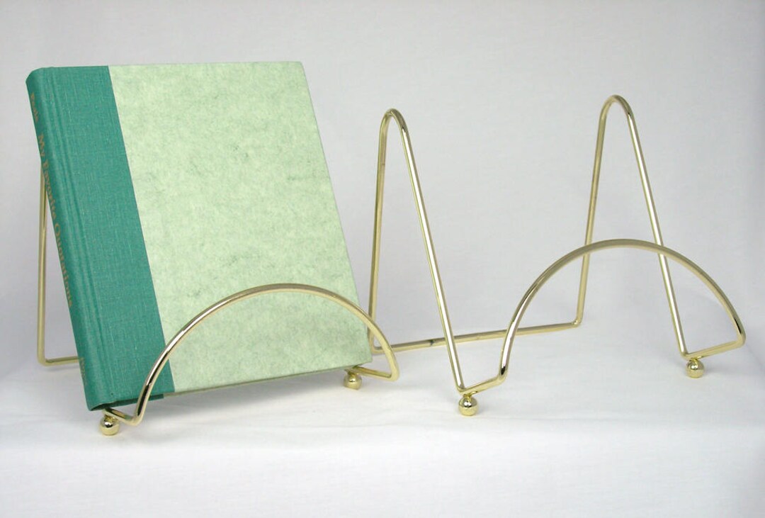 Brass Wire Easel Display Stand Smooth Brass Metal 6h Etsy