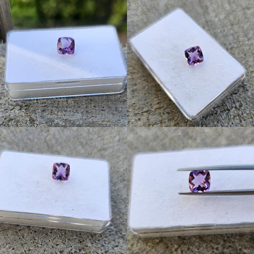 Square Loos Amethyst 8mm Square Loose Stone! - Etsy