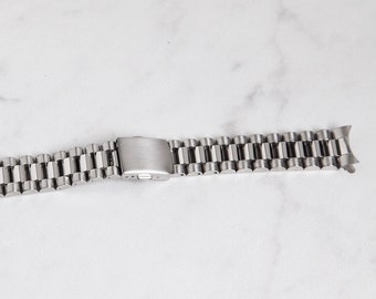 Bracelet montre style président en acier inoxydable de 18 mm et 20 mm