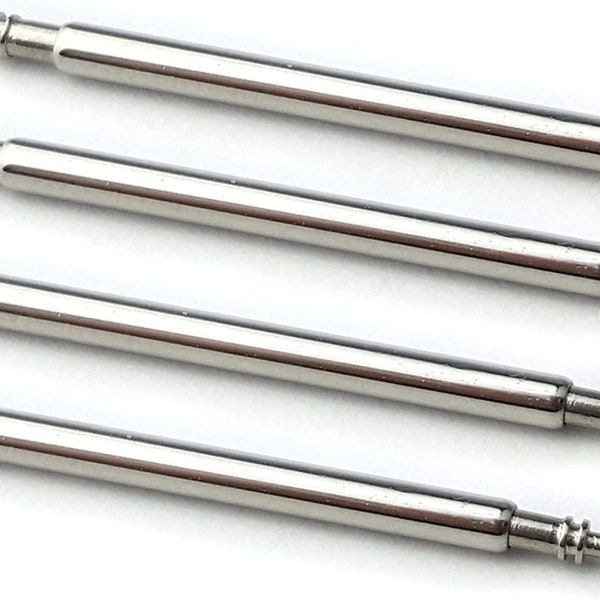 20mm & 22mm 1.1mm tip Skinny Fat Spring Bars For Seiko Watches 4 total