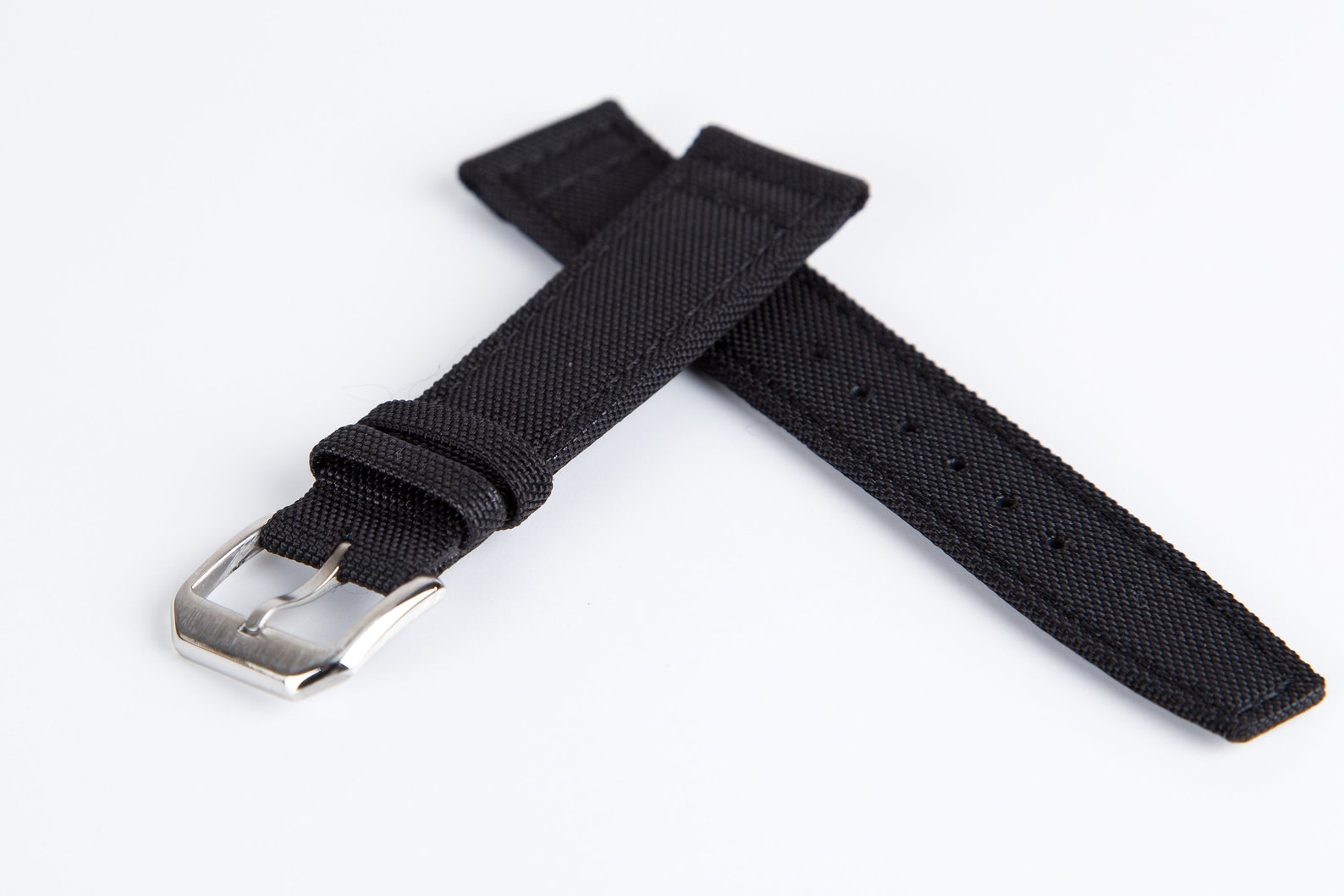 20mm Sail Cloth Strap in Black and Green Etsy