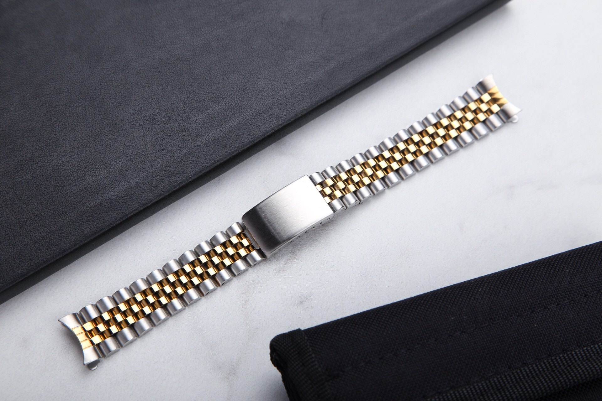 Bracelet montre Super Jubilee acier inox (métal) - largeurs 20 & 22mm