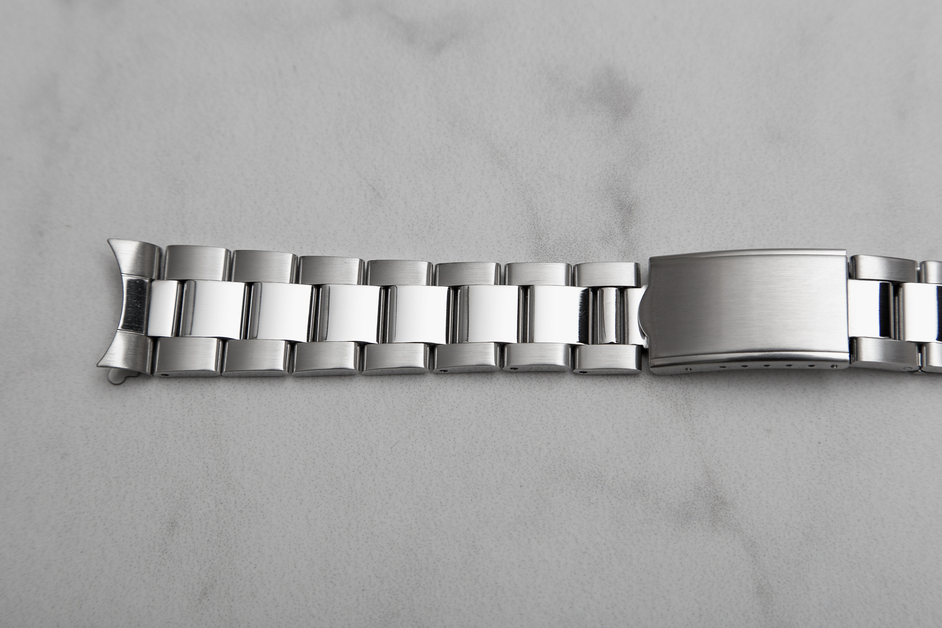 Oyster Style Watch Strap With Polished or Brushed Center Links in 18mm or 20mm Etsy