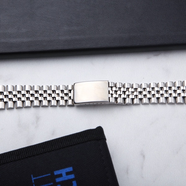 18mm 20mm Jubilee Watch Band With Flat End Links