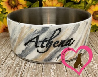 Personalized Pet Bowl | Custom Pet Bowl | Dog Bowl | Cat Bowl