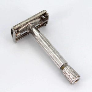 Ancien Rasoir de Sûreté Gillette Rocket &quot;Regular Flare Tip&quot; - Abimé