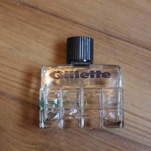 Mini flacon d'aftershave Gillette vintage 2