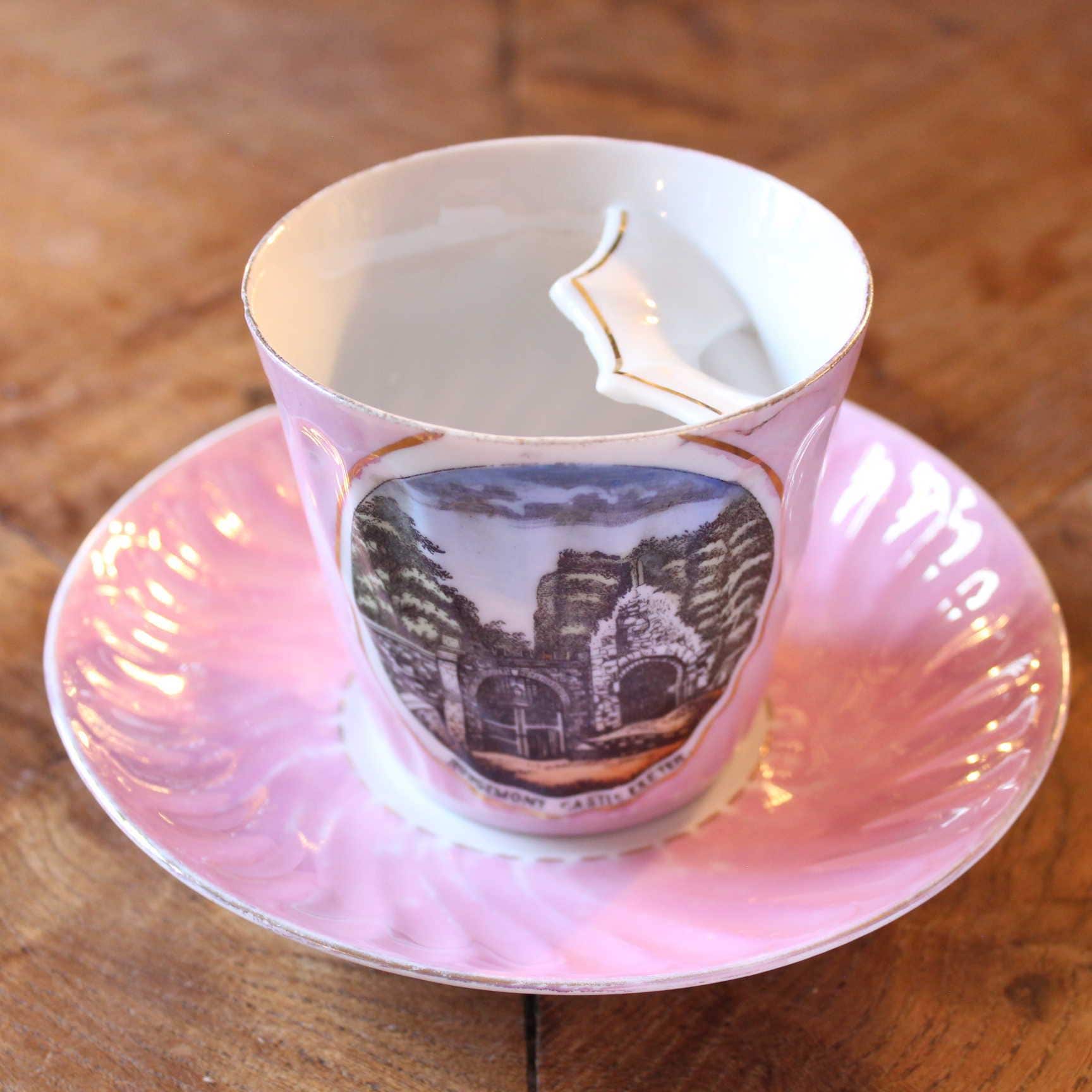 Mug Moustache Doré By CBKreation – Tasse Originale Neuf Emballée, Fabriqué En France