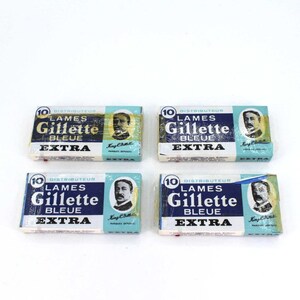 Viele alte Gillette Rasierklingen ohne Originalbeschaffung