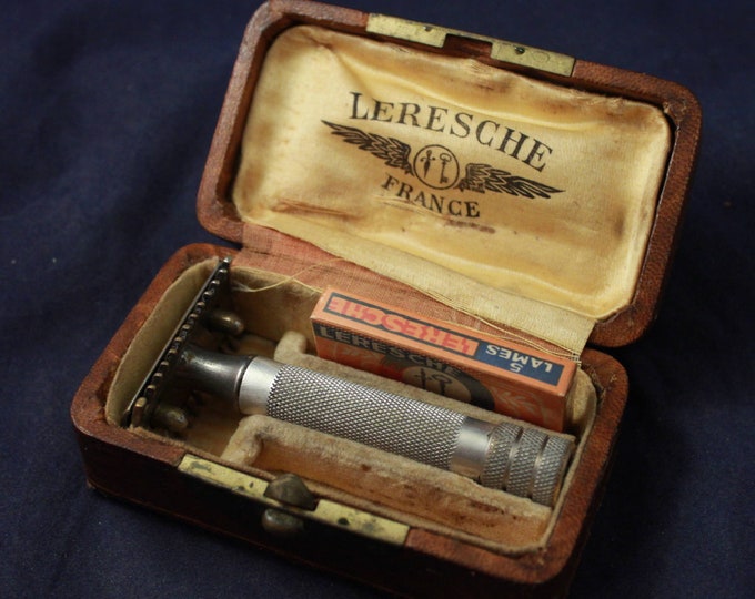 Leresche Razor Vintage Cased LERESCHE #51 Safety Razor - Made in France - Etsy