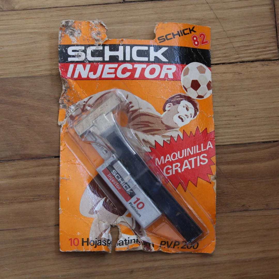 Beautiful NOS Vintage Schick INJECTOR Black Handle Razor Made in ...