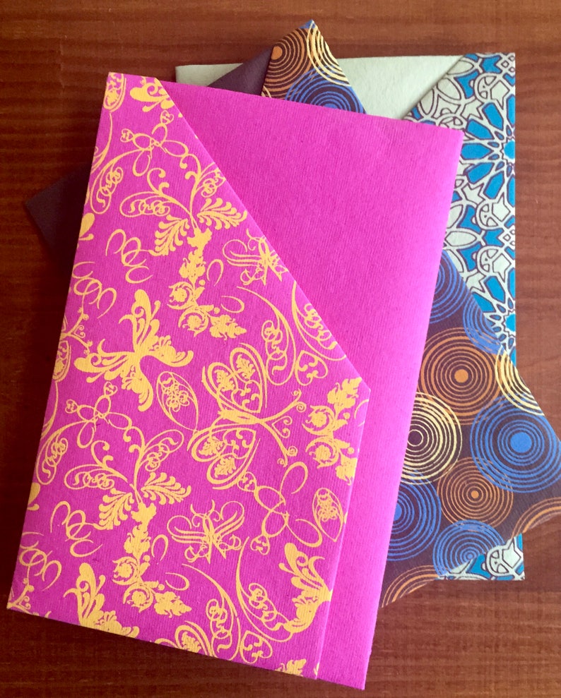 Origami Pocket Folder Handmade Origami 6-pocket Folder 12 - Etsy