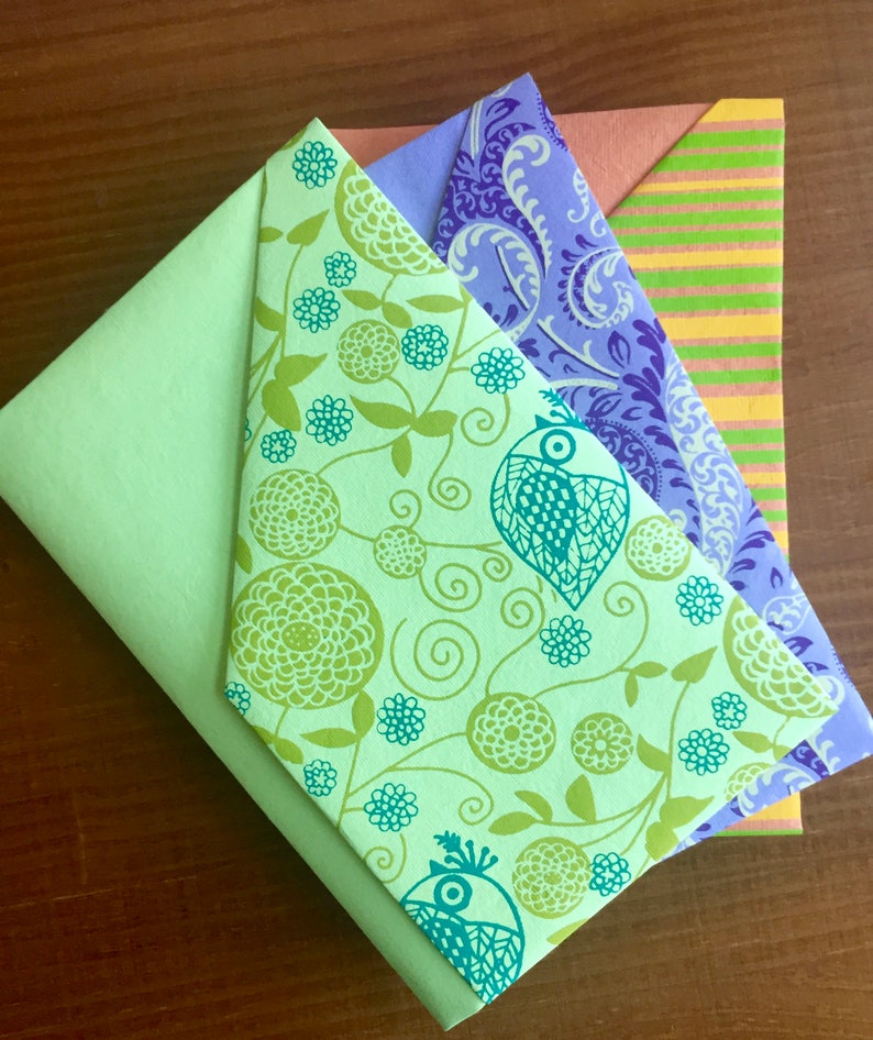 Origami Pocket Folder Handmade Origami 6pocket Folder 12 Etsy