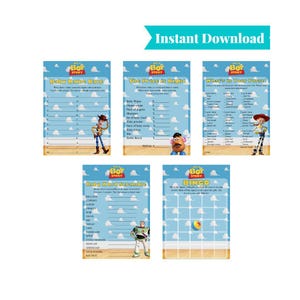 Its a Boy Story | Toy Story Baby Shower Games | Woody, Buzz Lighter, Jessie Baby Shower Games | Printable Baby Shower Games | A101