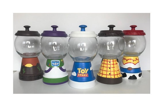 Toy Story Birthday Centerpiece Candy Jar Gumball Party Etsy