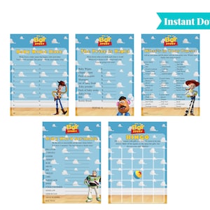 Its a Boy Story | Toy Story Baby Shower Games | Woody, Buzz Lighter, Jessie Baby Shower Games | Printable Baby Shower Games | A101