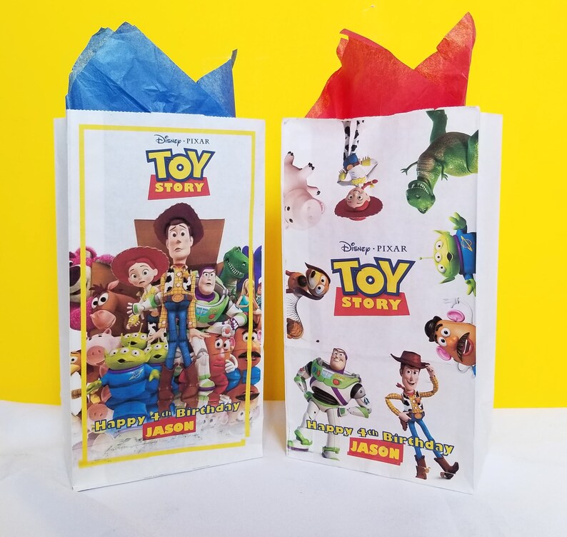 Toy Story 4 Party Bag 10 Treat Bag Goodie Bag Favor Etsy