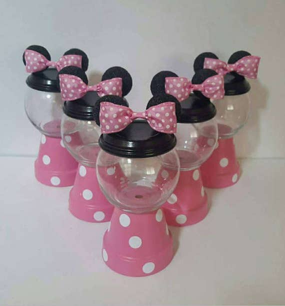 minnie mouse baby shower centerpieces