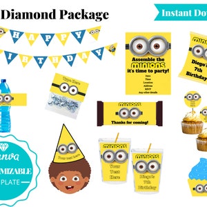 Minion Water Bottle Label | Minion Water Bottle Wrapper | Minion ...
