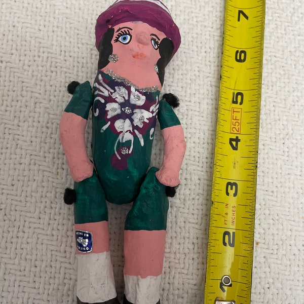 Paper Mache Doll Etsy
