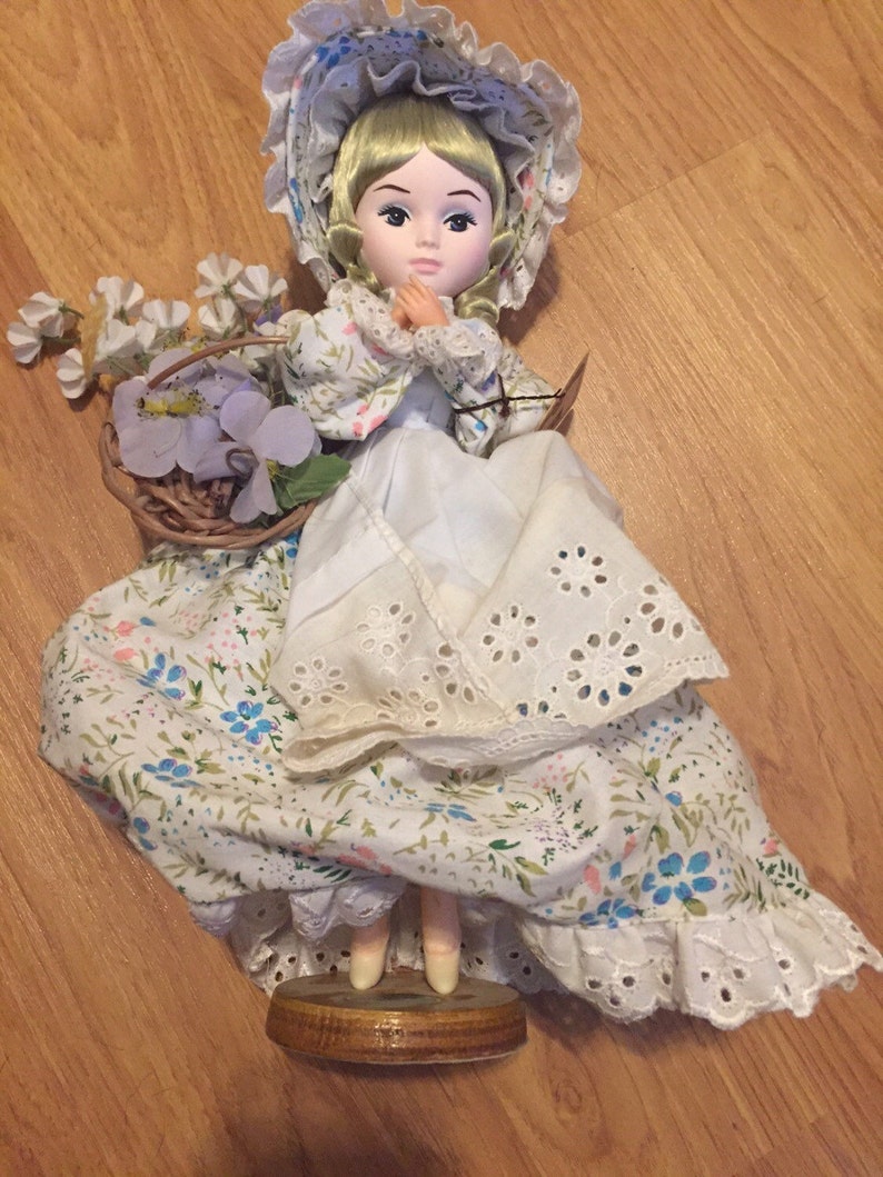 Authentic Vintage Bradley Doll made in Korea with basket of Etsy