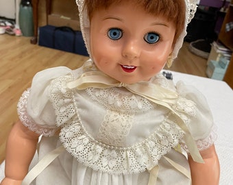 Vintage Horsman Rosebud Baby Doll Limited Edition 1993 Replica Of 1928 New 28"