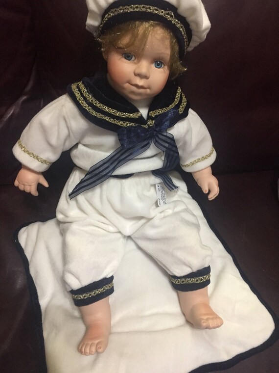 porcelain sailor boy doll
