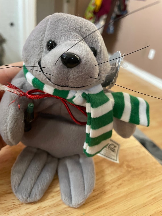 Coca cola seal beanie baby on sale