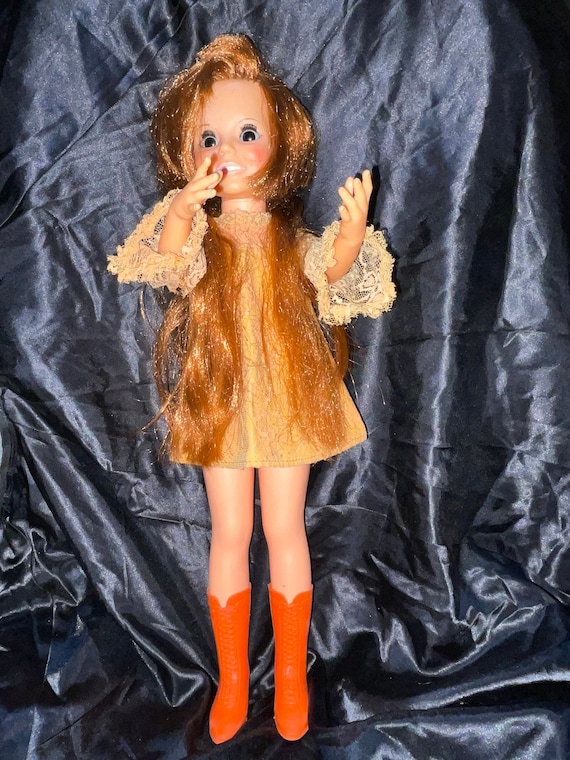 1971 Ideal Crissy Chrissy Doll With Beautiful Hair Original Orange
