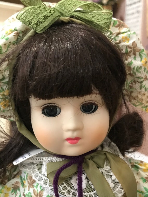 porcelain doll black hair
