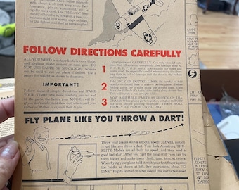 Antique American P-40, P-47, Bell P-39 and Grumman ‘Hellcat’ paper plane instructions
