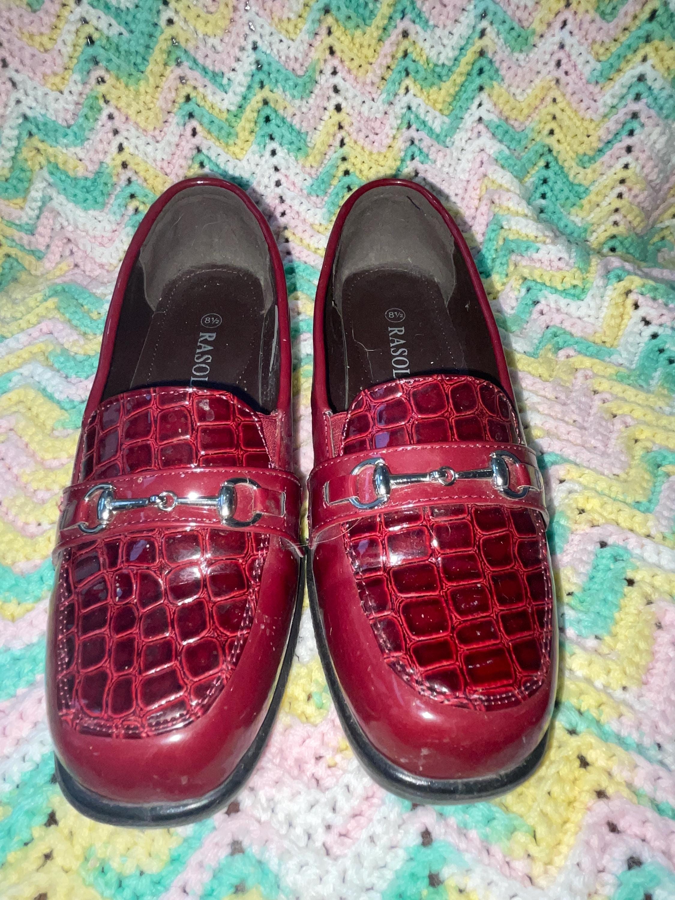 Red Shoes Snake Skin - Etsy