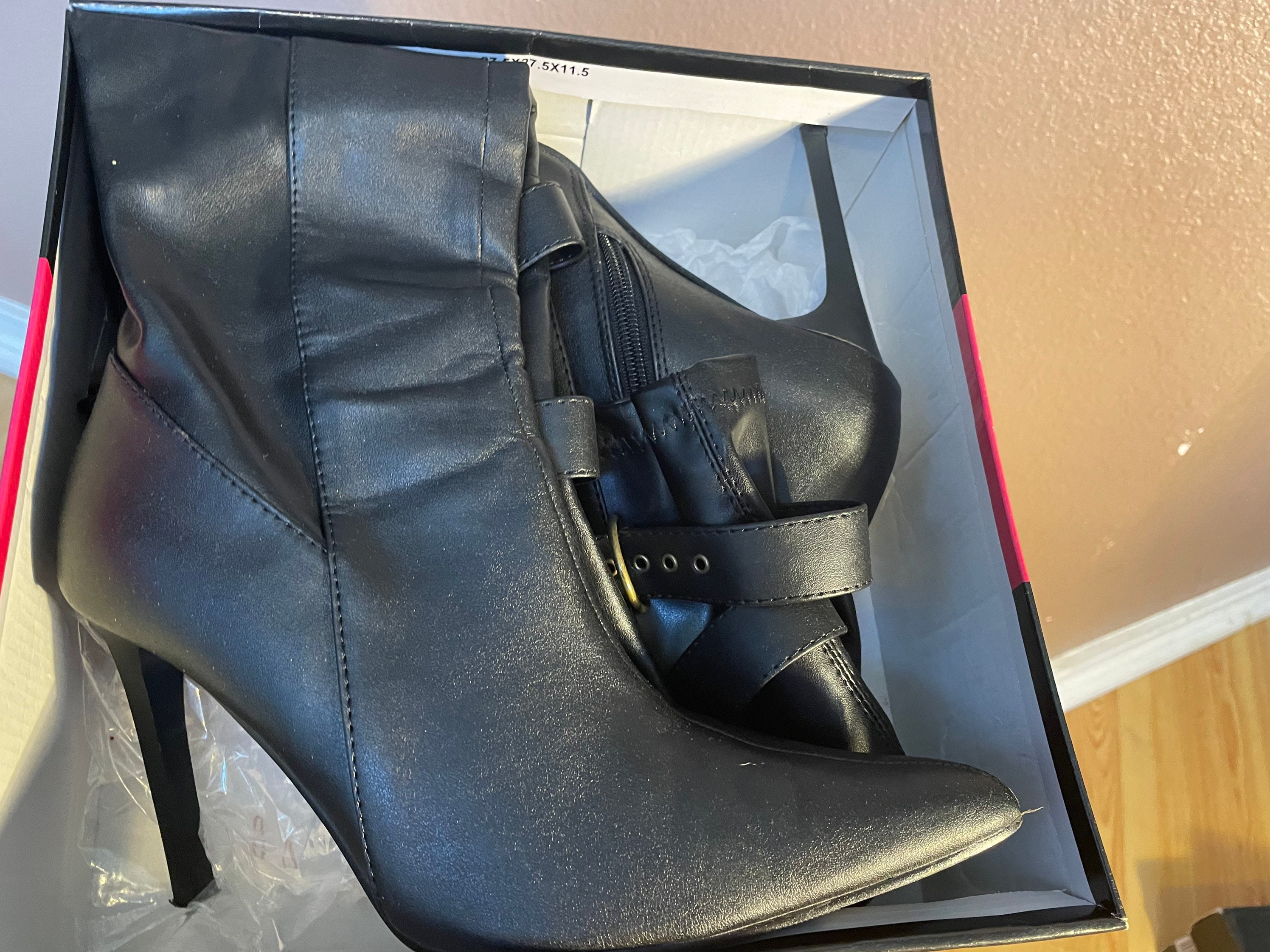 Black Stiletto Boots - Etsy