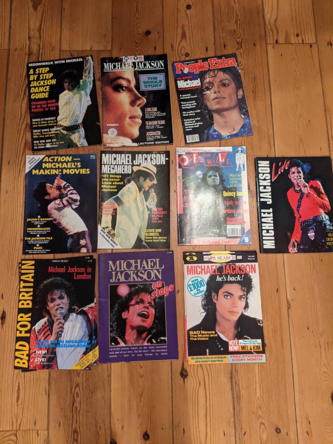 Michael Jackson Magazines Rare Collectible Memorabilia Etsy