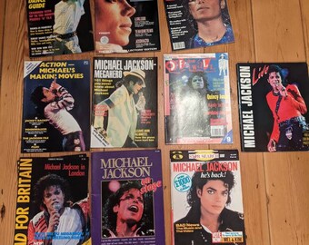 Michael Jackson magazines rare collectible memorabilia