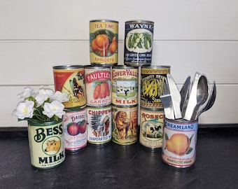 Old Fashion Small Tin Containers - Your Health Food Store and So Much More!