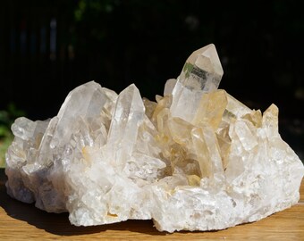 Golden Healer Quartz Cluster || 1510gm || 190mm x 110mm x 100mm ||
